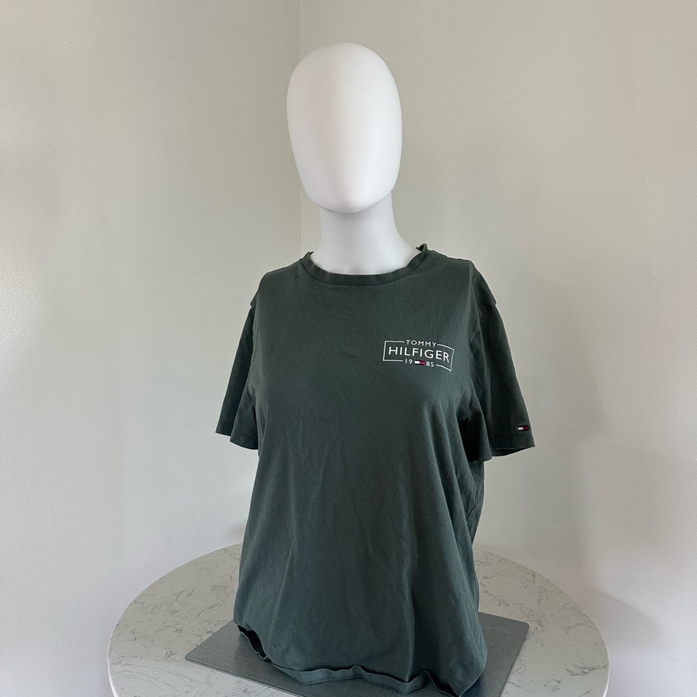 Tommy Hilfiger Dark Green Logo T-Shirt